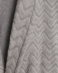 Fiskbensm&ouml;nstrad badrock i jacquard