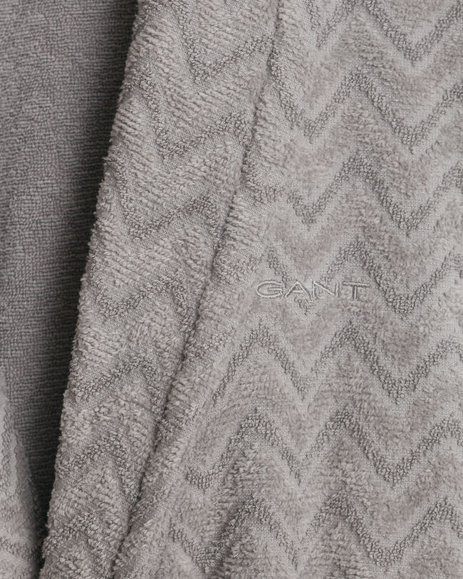 Fiskbensm&ouml;nstrad badrock i jacquard