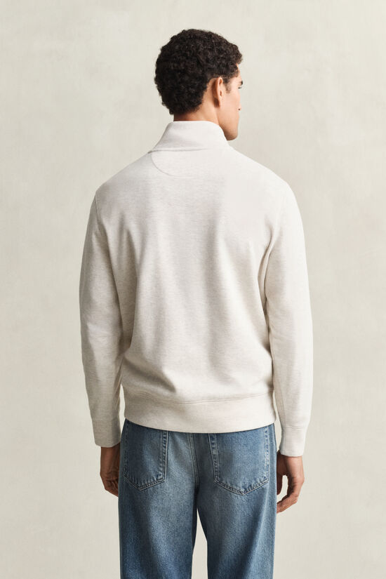 Sacker Rib sweatshirt med half-zip