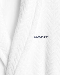 Fiskbensm&ouml;nstrad badrock i jacquard