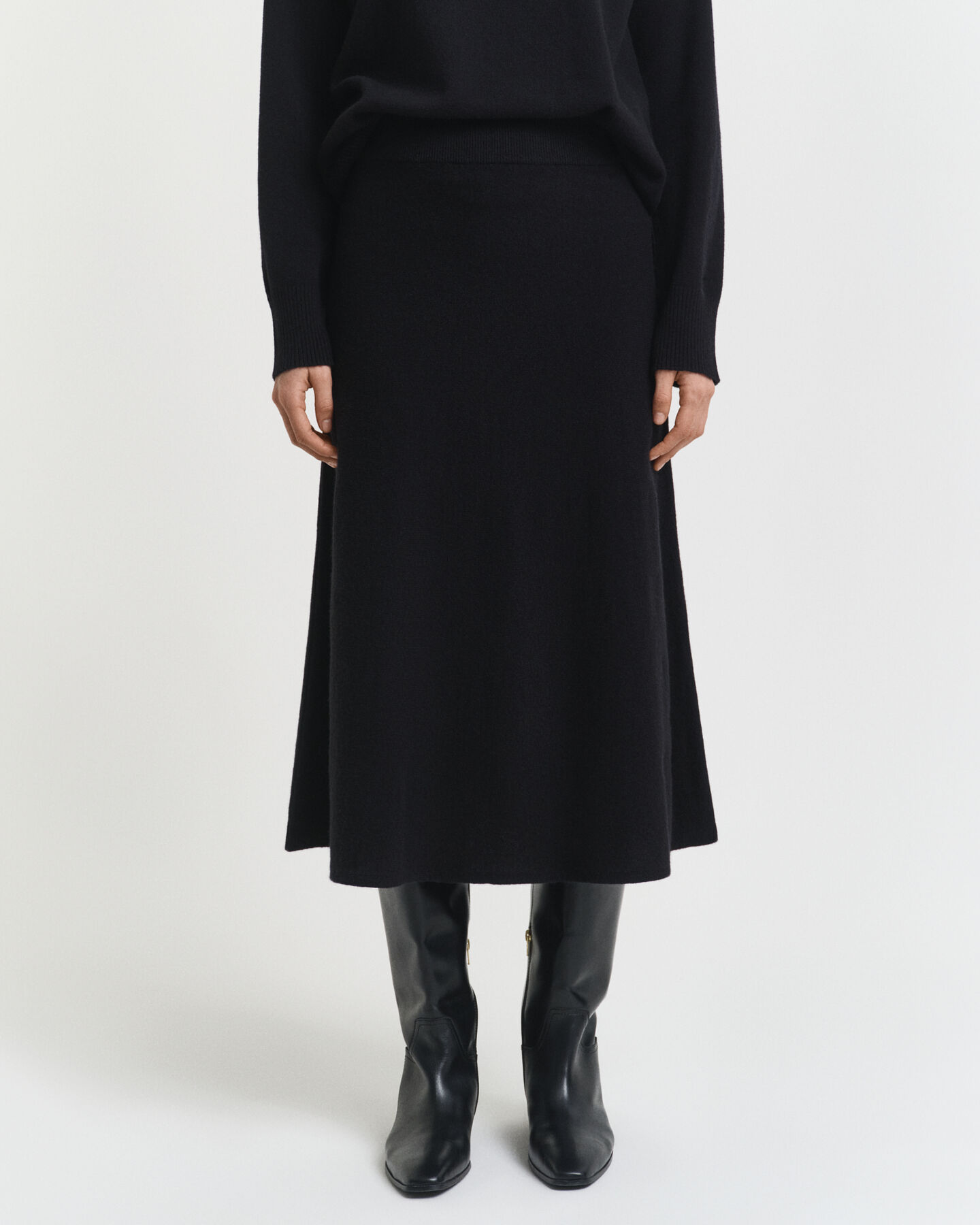 Kjol i superfin lammull