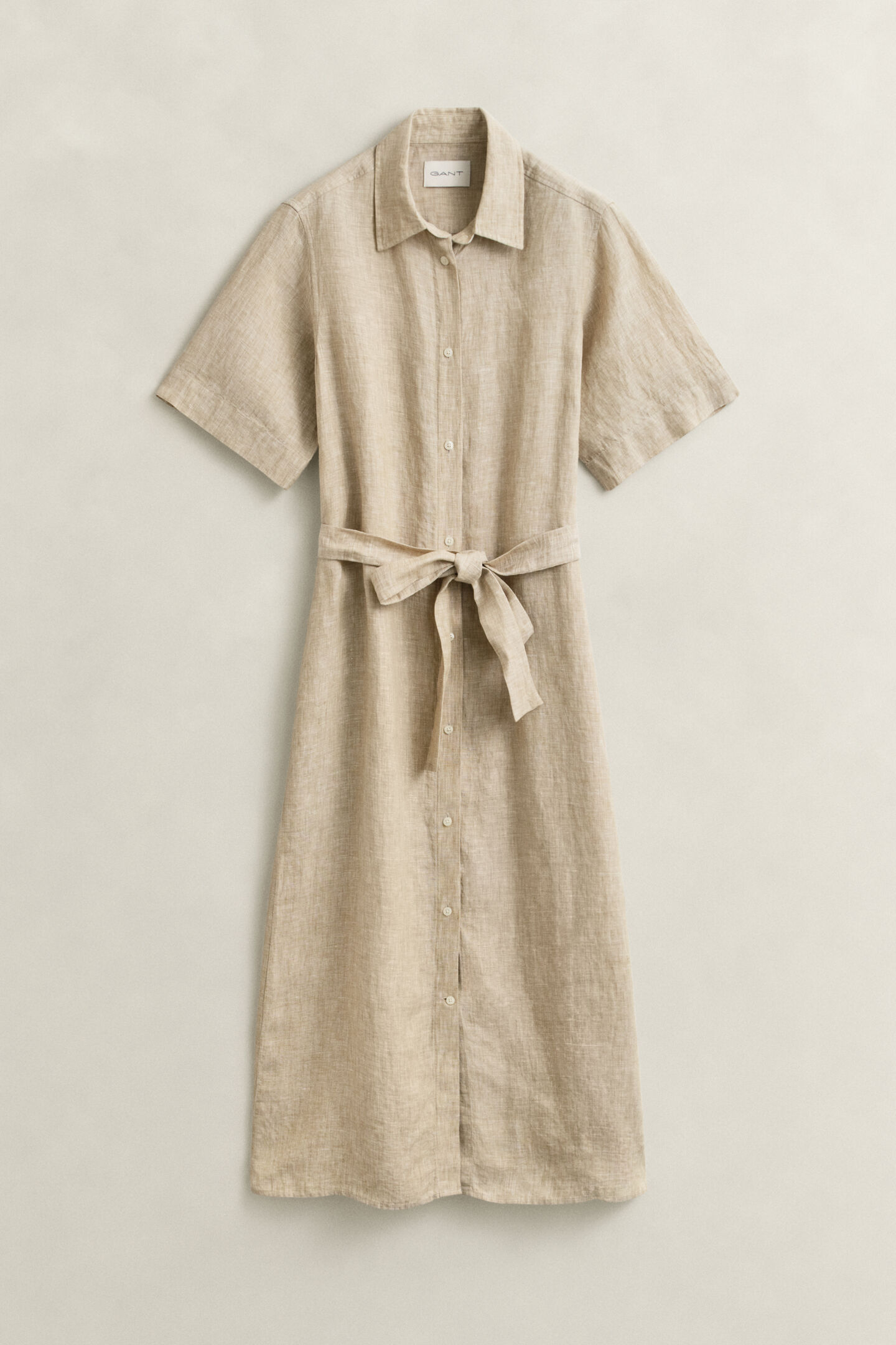 Skjortkl&auml;nning i linne