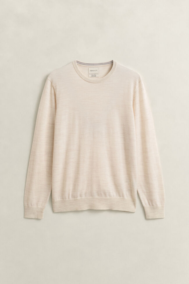 Merino Wool Crew Neck Sweater