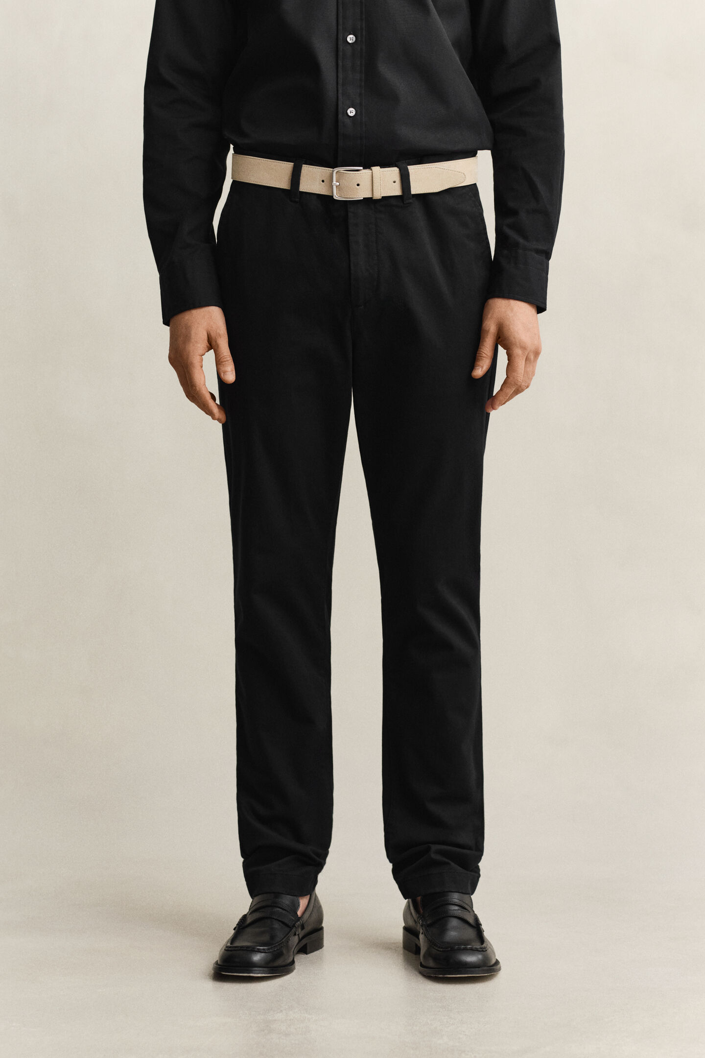 Klassiska chinos med slim fit