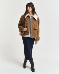 G-Badge Half Button-Up Sweatshirt