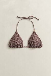 M&ouml;nstrad vadderad trekantsbikinitopp