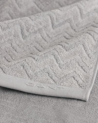 Jacquardv&auml;vd fiskbensm&ouml;nstrad handduk 70 x 140