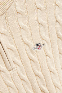 Teen Boys tr&ouml;ja med half-zip och sk&ouml;ldemblem