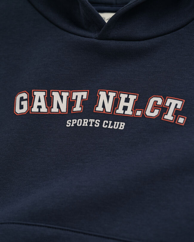 Kids hoodie med tryck