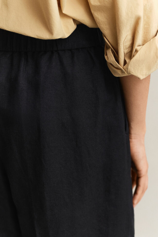 Shorts i linneblandning