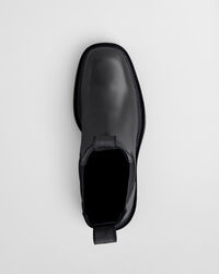 Fallwi medelh&ouml;ga boots i l&auml;der