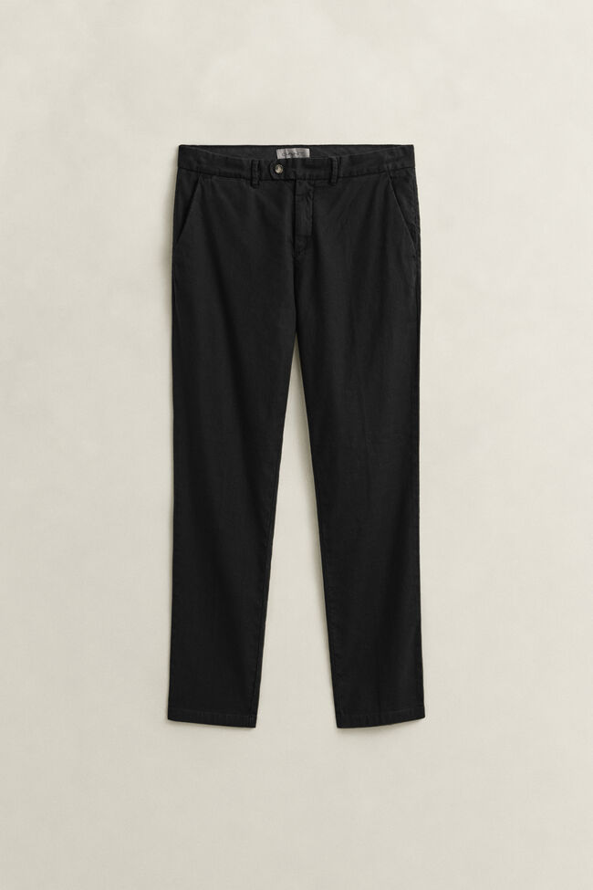 Chinos i linneblandning