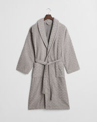 Fiskbensm&ouml;nstrad badrock i jacquard