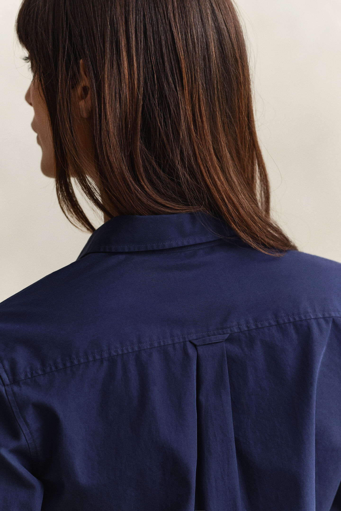 Regular fit klassisk poplinskjorta