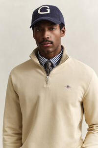 Shield sweatshirt med dragkedja vid hals&ouml;ppningen