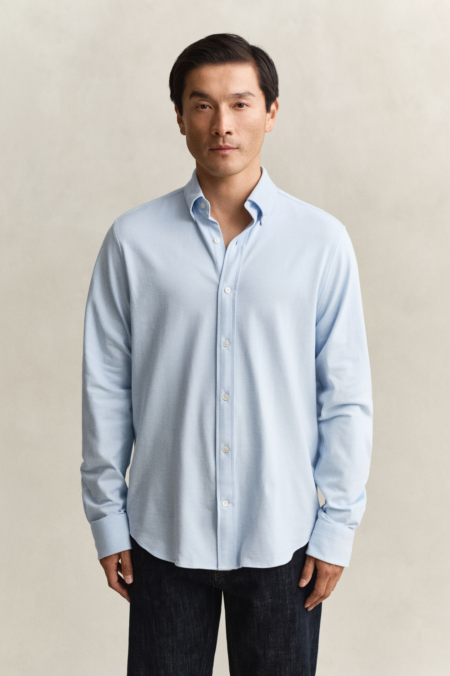 Pik&eacute;skjorta i jersey