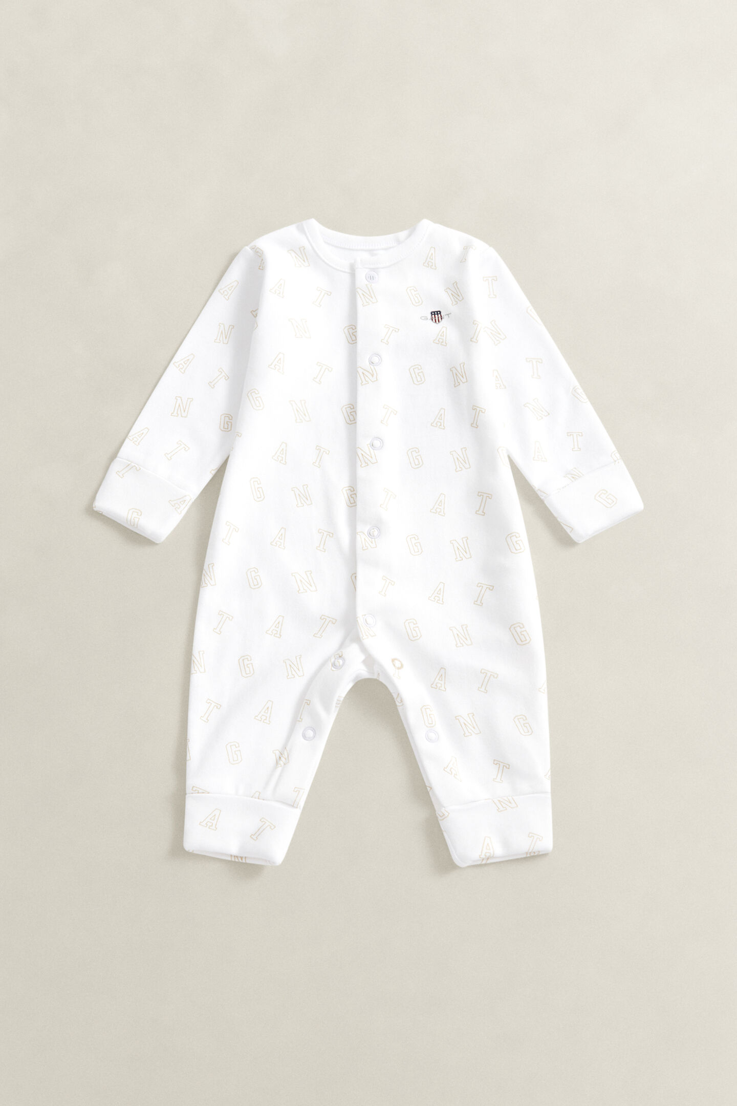 Baby body med monogram
