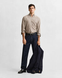 Skjorta i linneblandning