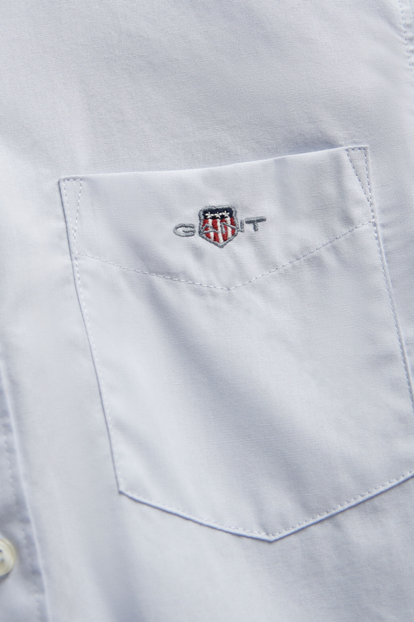 Teen Boys poplinskjorta med sk&ouml;ldemblem