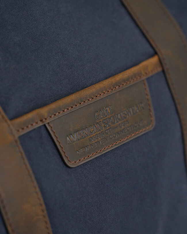 Duffelv&auml;ska i vaxad bomull