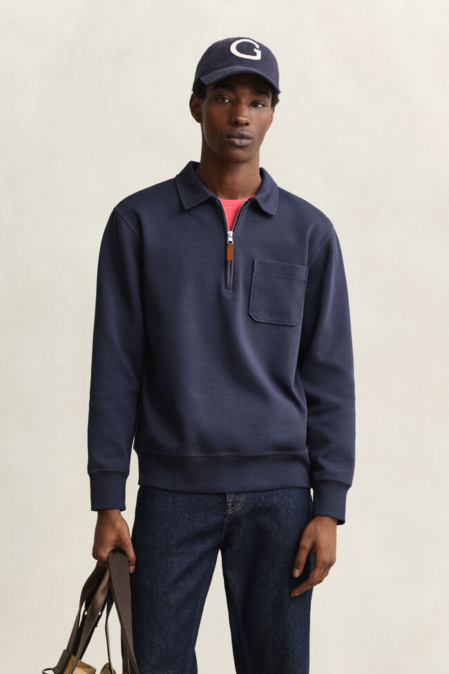 Ponte Di Roma sweatshirt med half-zip