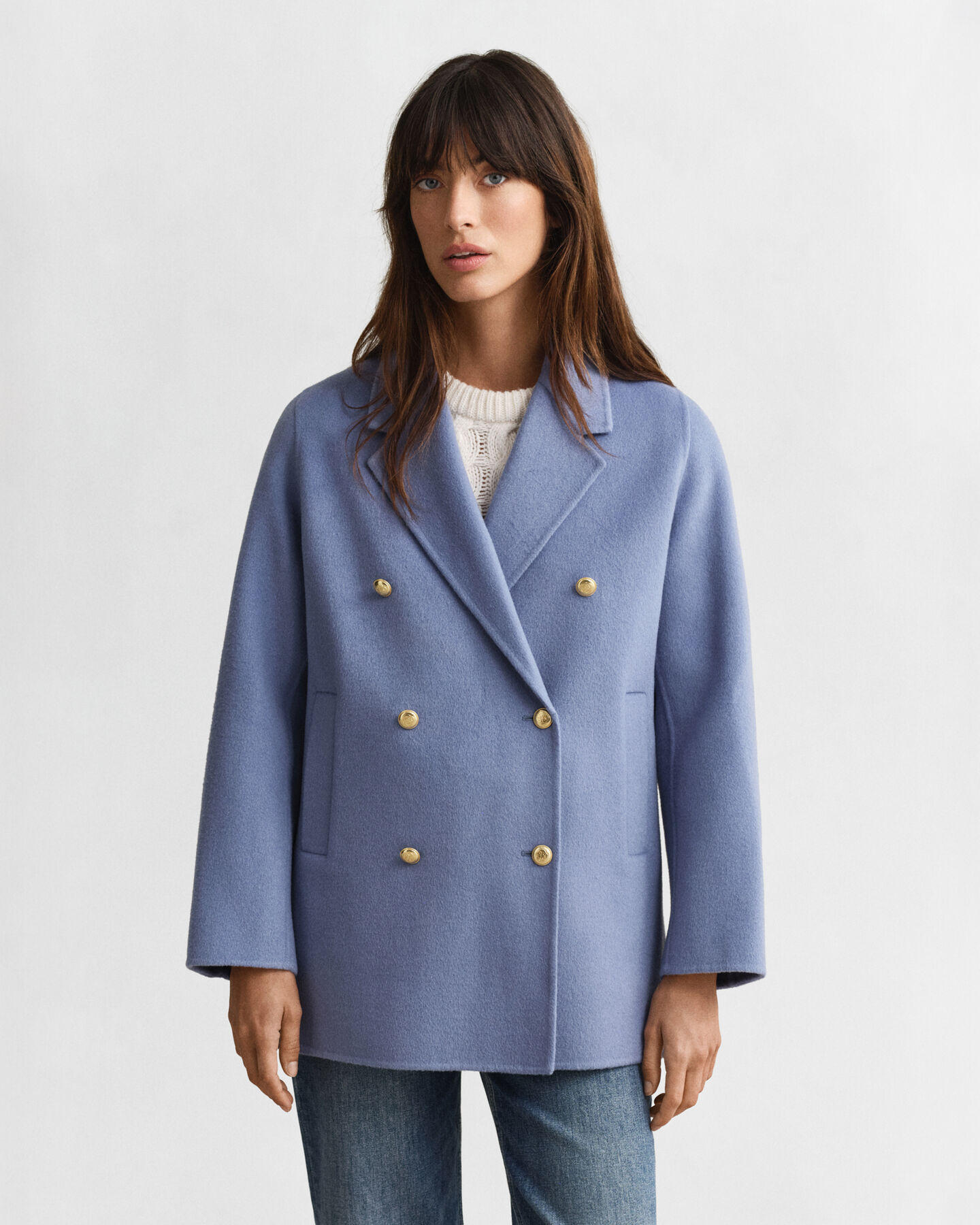 Skepparjacka med handsydda detaljer