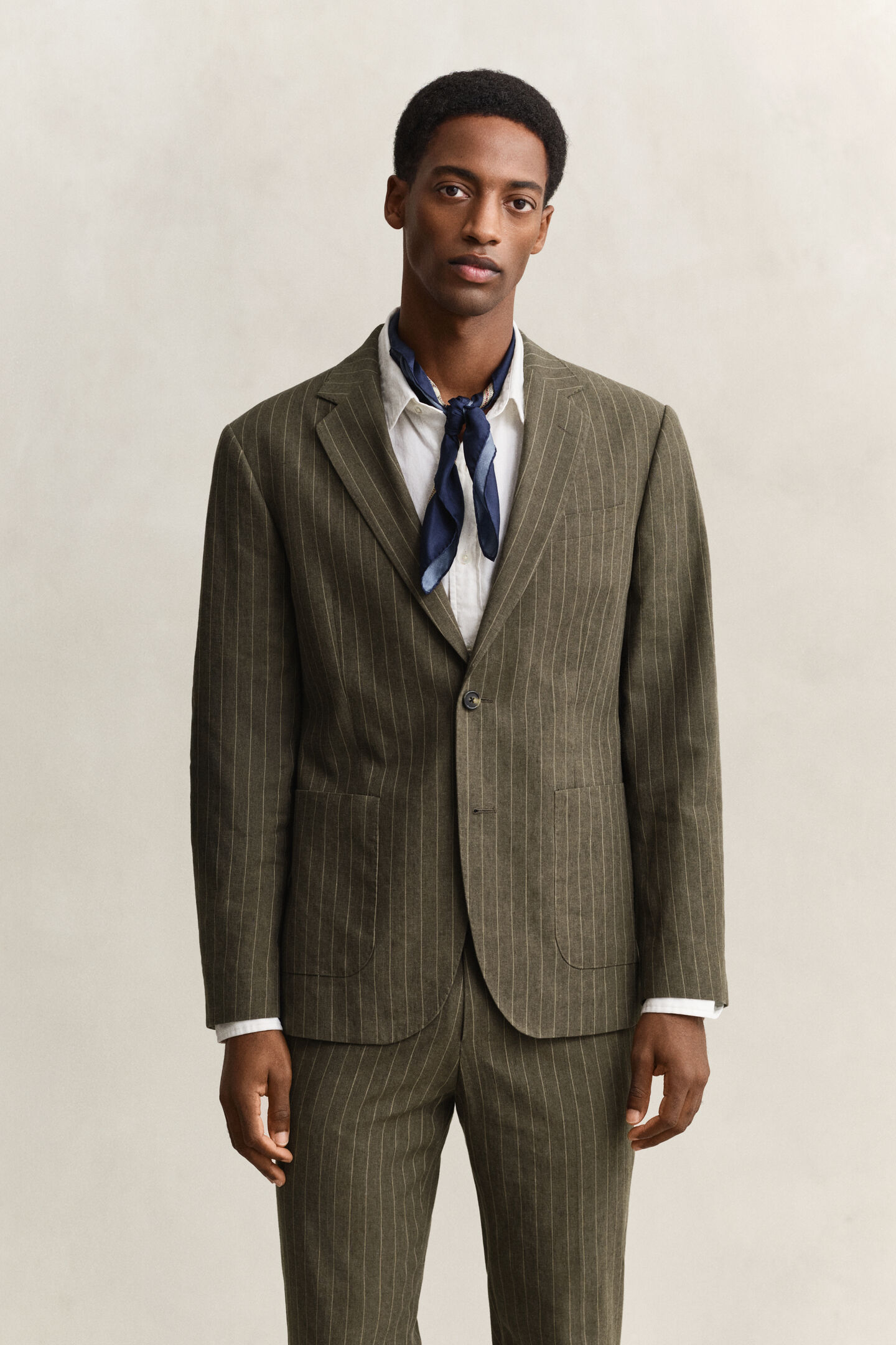 Kritstrecksrandig kavaj