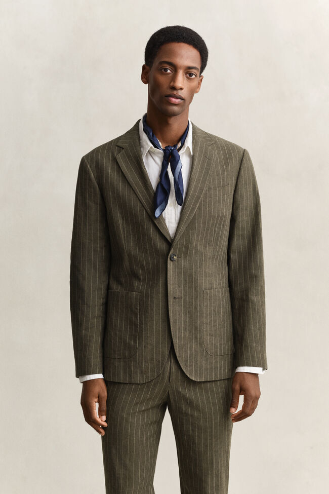 Kritstrecksrandig kavaj