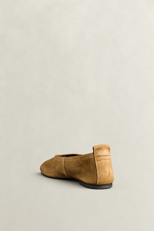 Chadii ballerinaskor i mocka