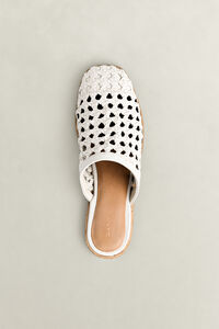 Gimble mules i l&auml;der