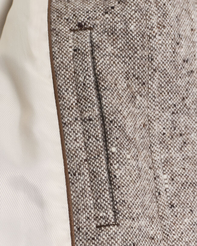 Ulljacka med kontrastkrage