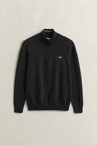 Klassisk bomullstr&ouml;ja med dragkedja vid hals&ouml;ppningen