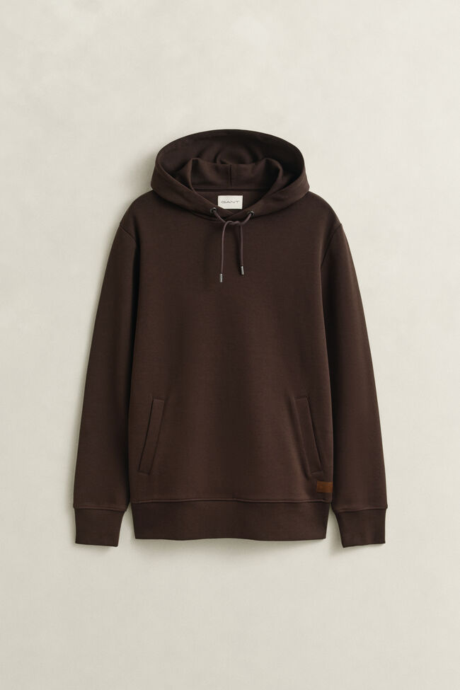 Hoodie i interlock