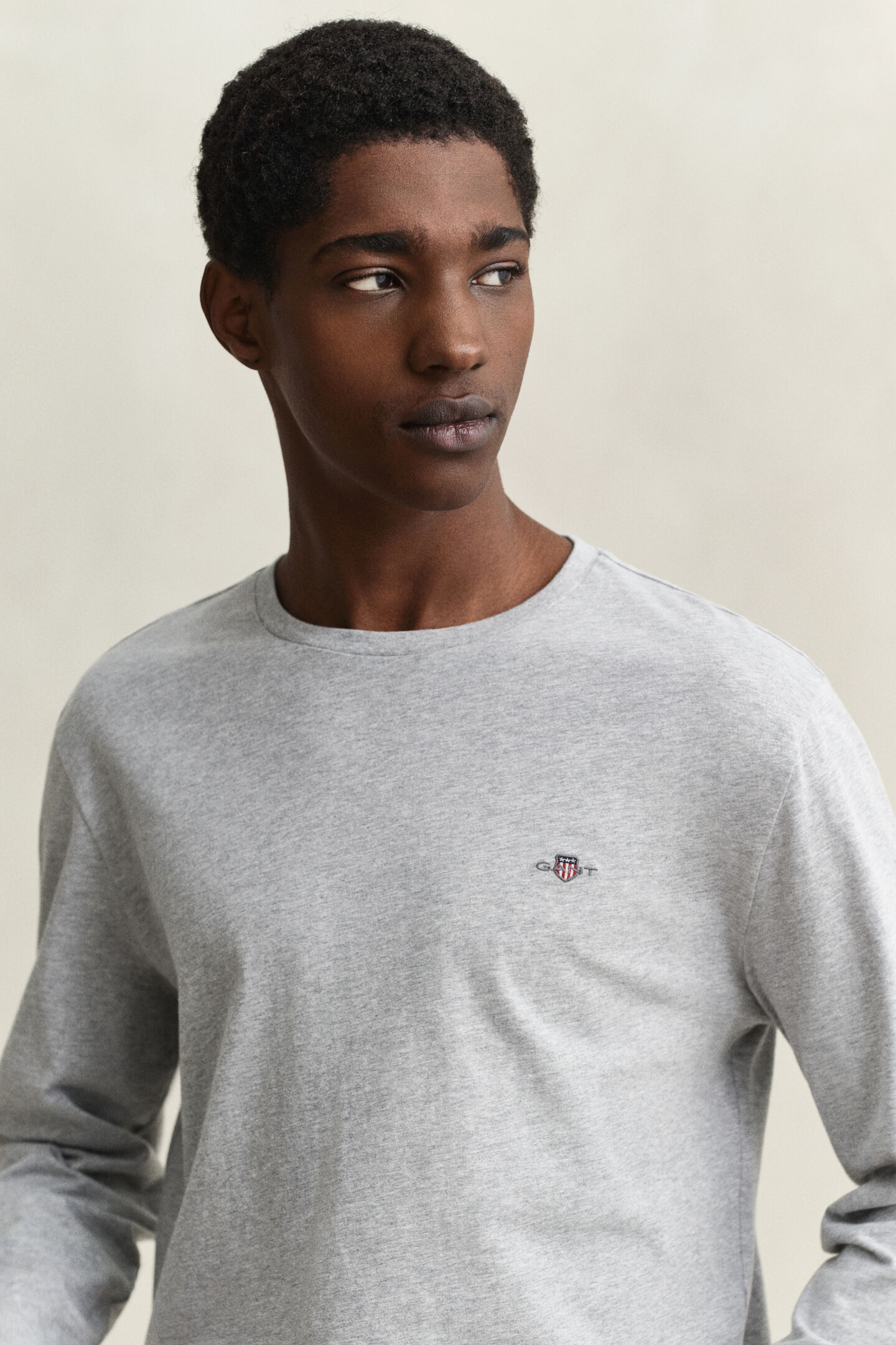 Shield l&aring;ng&auml;rmad T-shirt