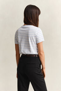 Shield randig T-shirt