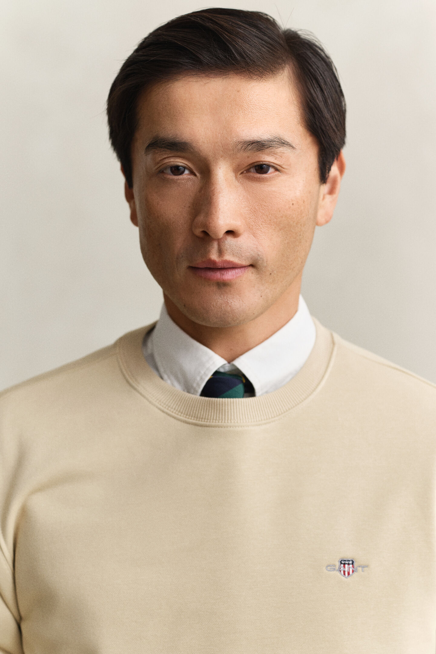 Shield sweatshirt med rund hals