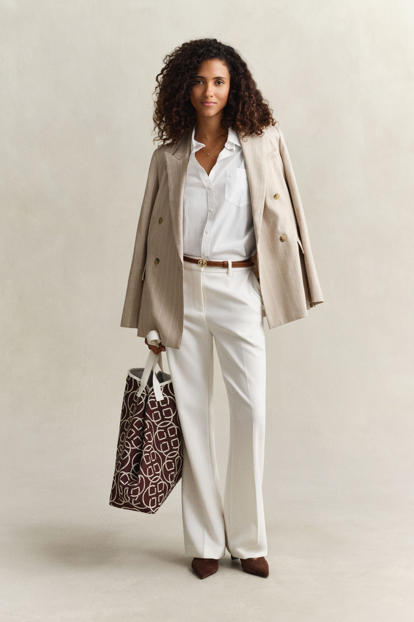 Relaxed fit klassisk poplinskjorta