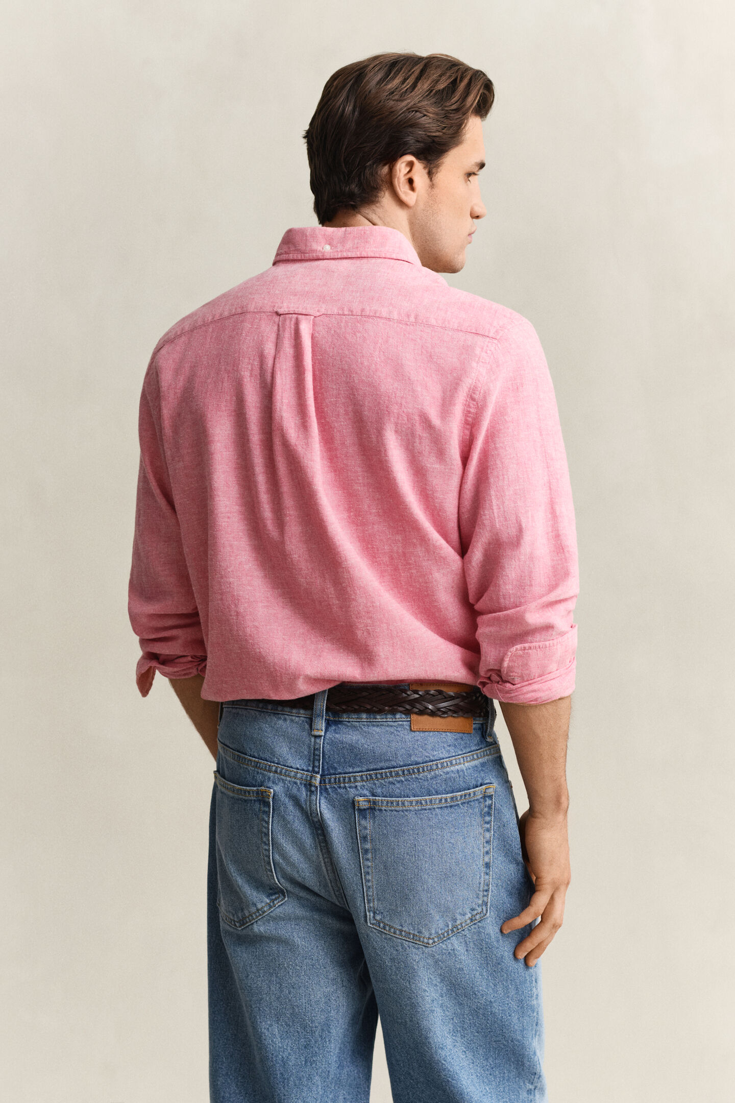 Skjorta i linneblandning