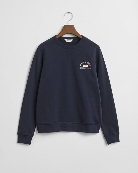 Teens rundhalsad sweatshirt med tryck