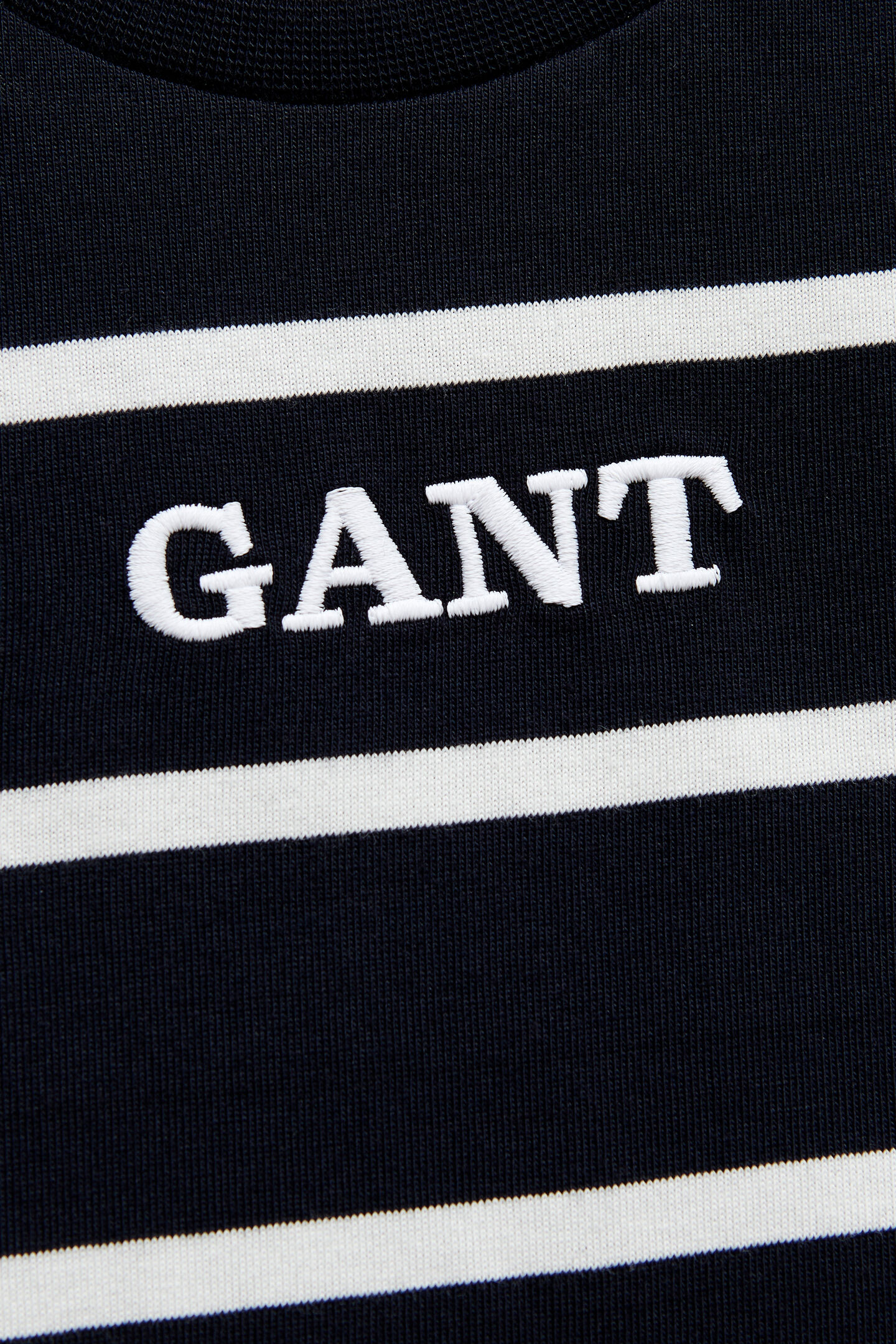 Boys randig T-shirt med logo