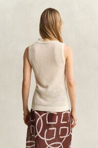 &Auml;rml&ouml;s spetsstickad topp