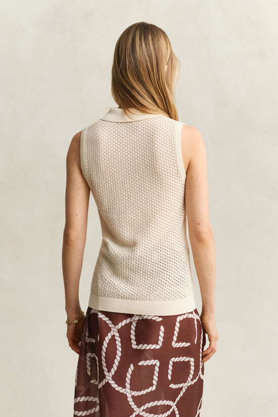 &Auml;rml&ouml;s spetsstickad topp