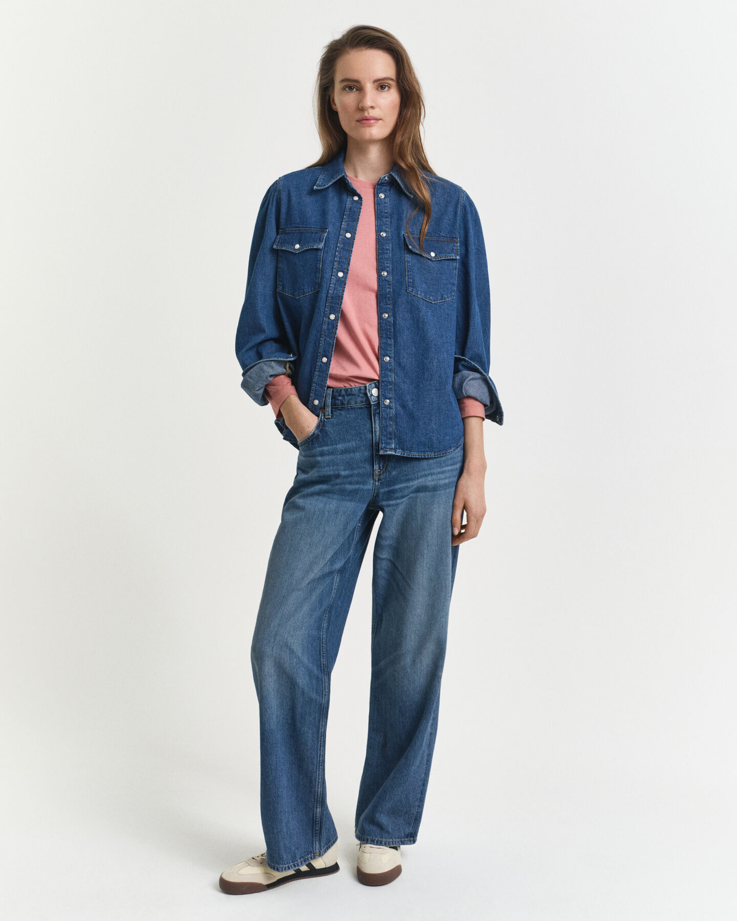 Shield l&aring;ng&auml;rmad T-shirt