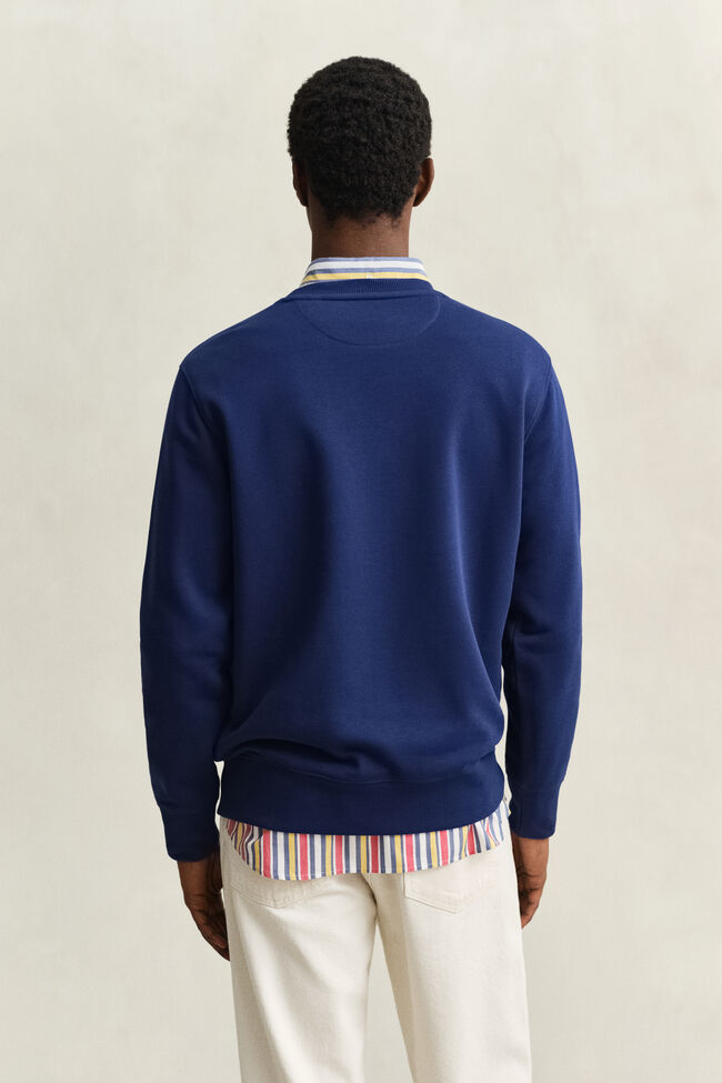 Shield sweatshirt med rund hals