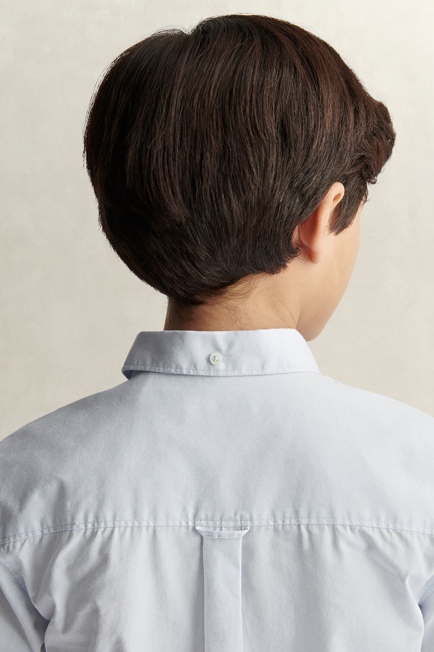 Teen Boys poplinskjorta med sk&ouml;ldemblem