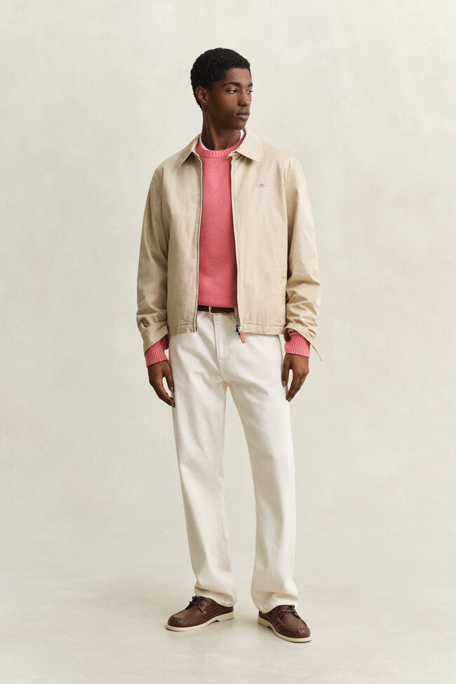 Rundhalsad tr&ouml;ja i bomullsblandning