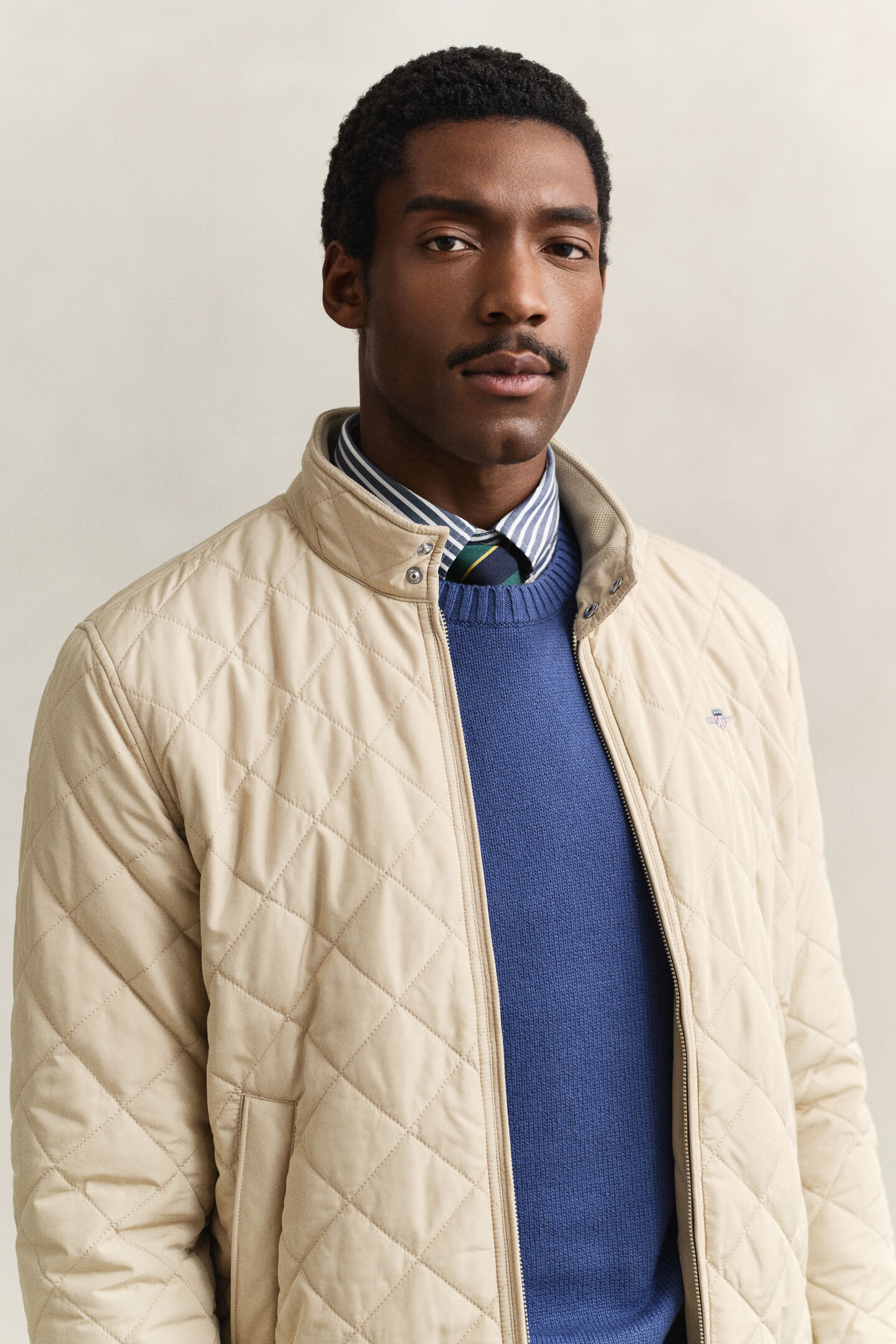 Quiltad Windcheater jacka