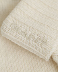 Handskar i ull med fl&auml;tm&ouml;nster