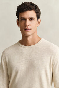 Tr&ouml;ja i grovspunnen bomullsblandning