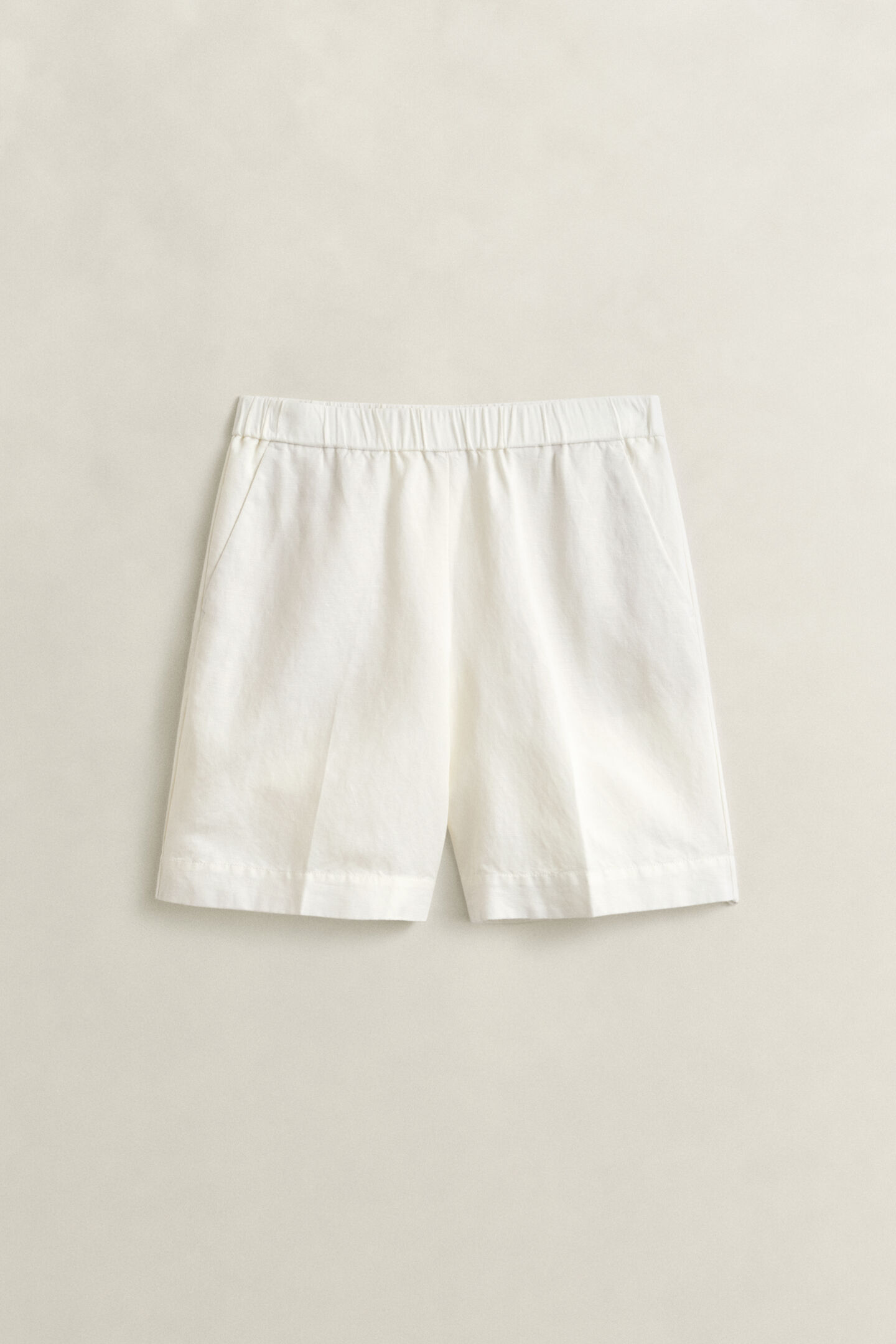 Shorts i linneblandning